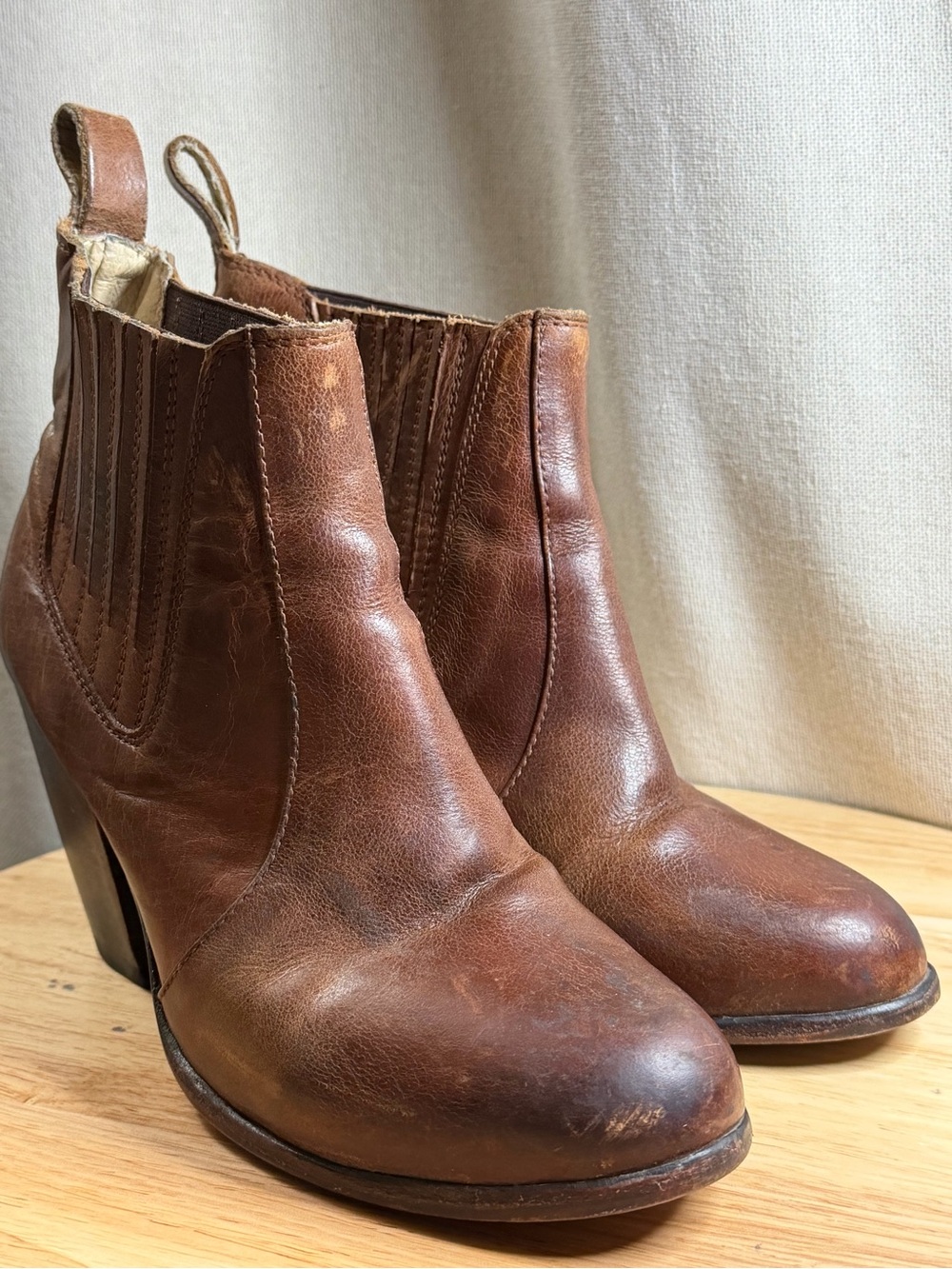 Freebird women’s Morgan Chelsea Brown Heel boots